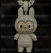 LABUBU Iced Pendant – Moissanite x S925 Silver